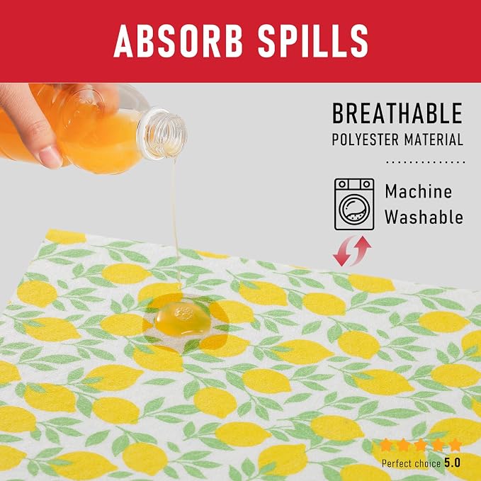 Cooyes 6 Pack Polyester Shelf Liners - Image 4