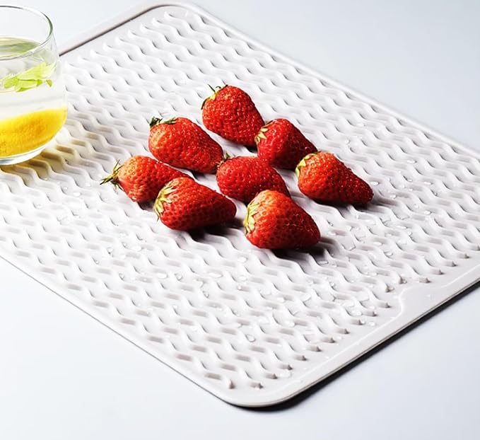 Silicone Dish Drying Mat for Multiple Usage, Easy clean, Eco-friendly, by MODENGKONGJIAN