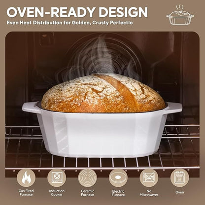 Enameled Cast Iron Sourdough Bread Oven – Dutch Oven - Image 3