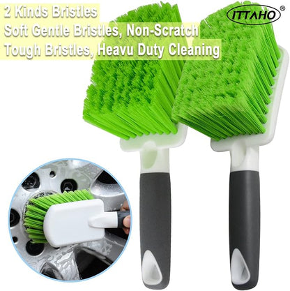 ITTAHO 2 Pack Car Wash Brush, Tire Brush - Image 5