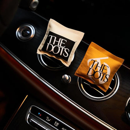 THEDOTS Series Sicilian Orange Car Vent Clip, Fabric Sachet Air Freshener - Image 4