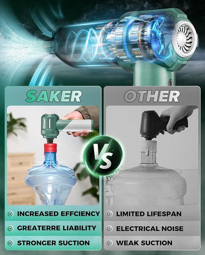 Saker Foldable Handheld Car Vacuum Cleaner Portable Cordless, 17000PA High - Image 3