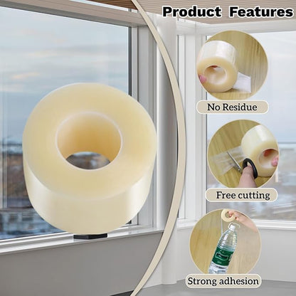 Transparent Window Seal Weather Sealing Tape 2 Inch x 35 Yards Weather - Image 3