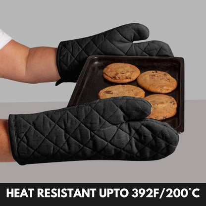 Oven Mitt & Pot Holder 100% Cotton Easter Heat Resistant Oven Gloves & Hot Pads - Image 3