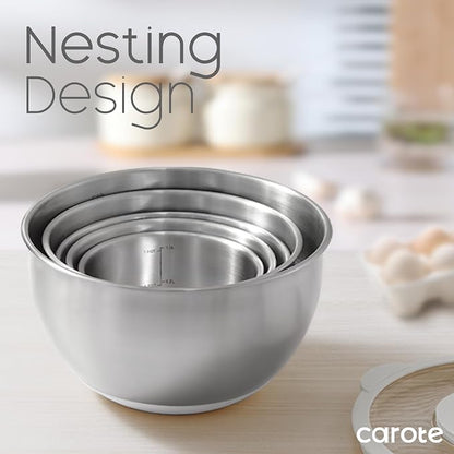 CAROTE Stainless Steel Mixing Bowls - Image 7