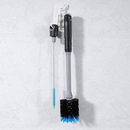 3-in-1 Bottle Brush with Straw Cleaning Brush and Nipple Cleaner, Long Handle - Image 7
