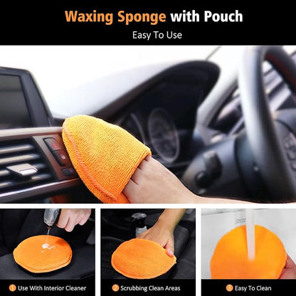 YeewayVeh 7PCS Car Interior Detailing Kit, Horse Hair Car Leather Brush - Image 7