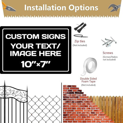 Personalized Aluminum Weatherproof Metal Signs - Image 4