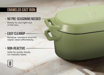 Kook Dutch Oven, for Bread Baking, Sourdough Loaf Pan, Dual Handles, Enameled - Image 5