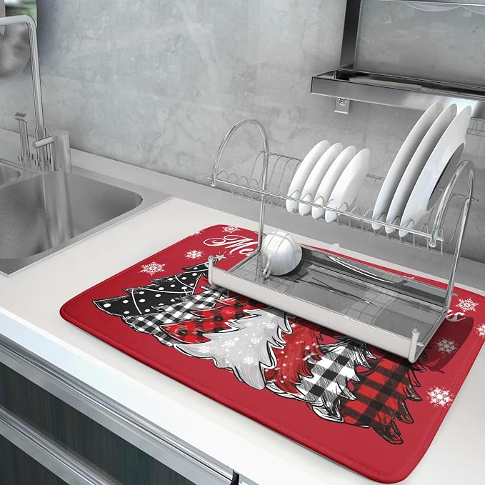 Merry Christmas Dish Drying Mats - Image 4