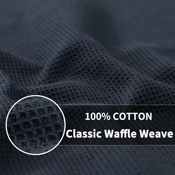 Homaxy 100% Cotton Waffle Weave Kitchen Towels - Image 2