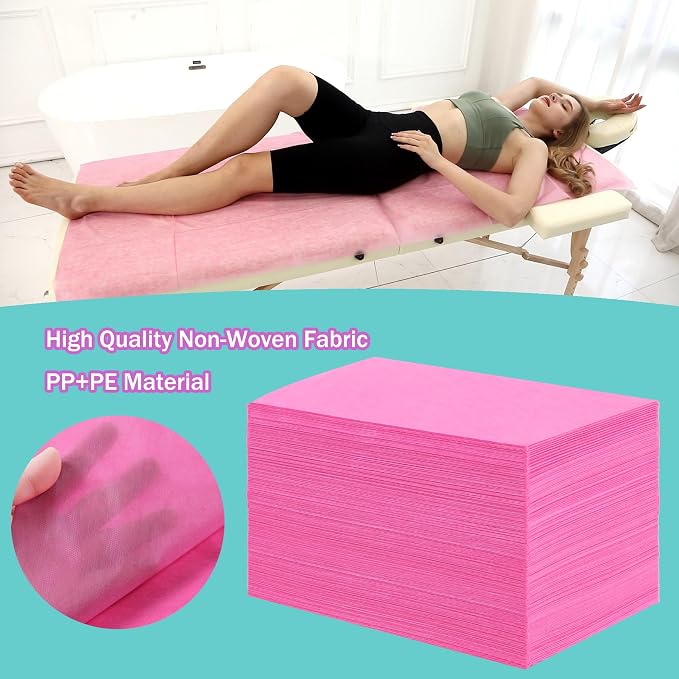 Disposable Bed Sheets for Massage Table 200 Pcs 31" x 71" Waterproof Massage - Image 2