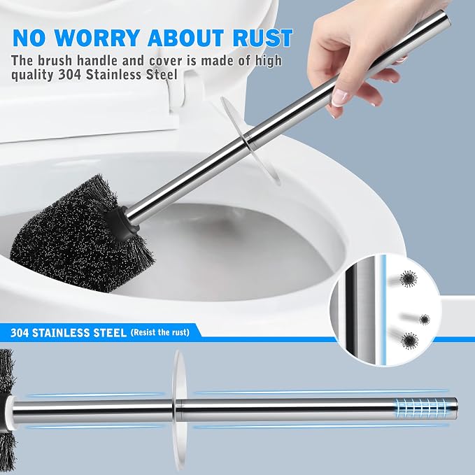 Toilet Brush and Holder, Toilet Brush - Image 4