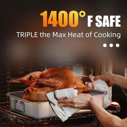 Stainless Steel Turkey Roasting Pan - Image 4