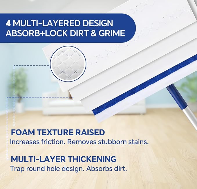60 Count Ultrathick Microfiber Mop Pads Refills - Image 5