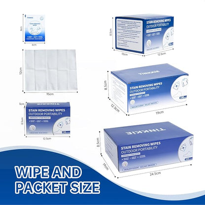 200-Pack Stain Remover Wipes, Portable Clothing Stain Remover Wipes, Instant - Image 3