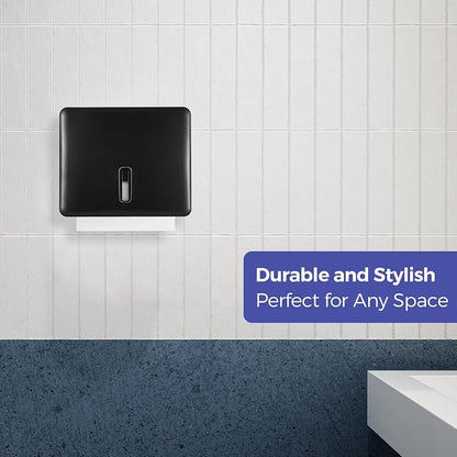 2-Pack Multifold Paper Towel Dispenser Wall Mount – Large Capacity C-Fold - Image 6