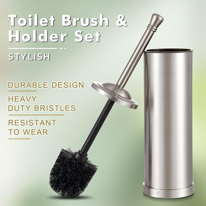 Stainless Steel 304 Toilet Brush and Holder, Toilet Bowl Brush - Image 5