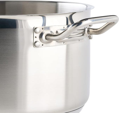 Winco Heavy-Duty Stainless Steel Sauce Pan - Image 8