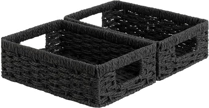 StorageWorks Small, Pantry Baskets, Wicker Storage Baskets - Image 8