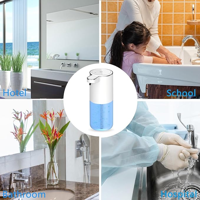 Automatic Liquid Soap Dispenser, Touchless Hand Soap Dispenser Rechargeable - Image 7