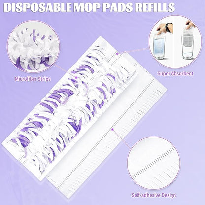 36 Pack Disposable Mop Pads for Swiffer Power Mop Pads, Replacement for Swiffer - Image 3