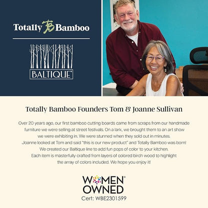 Baltique Malta 13 Inch Wooden Slotted Spurtle Spatula – Colorful Layered Birch - Image 9