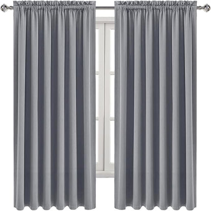 DWCN Blackout Curtains for Living Room Thermal Insulated, Energy Saving & Noise - Image 9