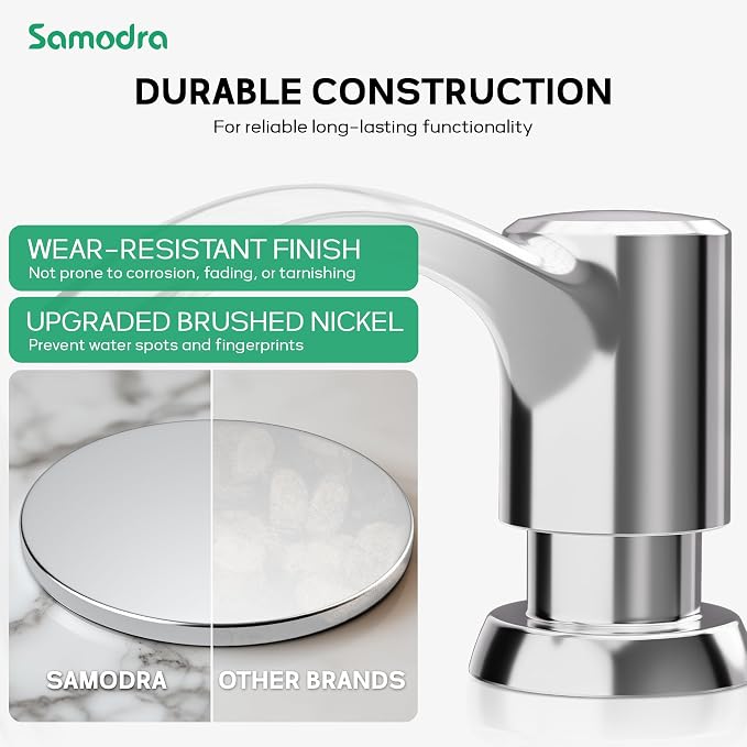 SAMODRA Built-in Kitchen Sink Soap Dispenser - Image 5