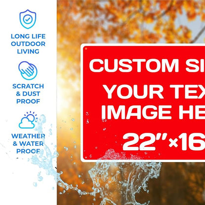 Personalized Aluminum Weatherproof Metal Sign - Image 4