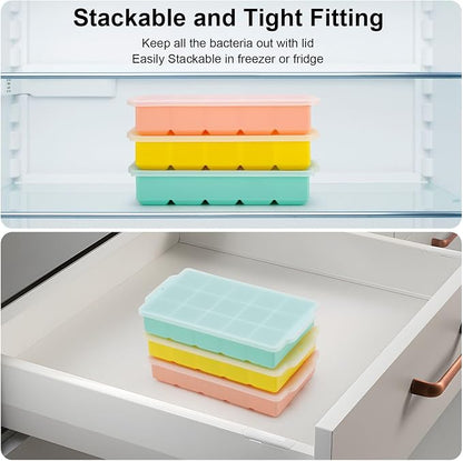 Reespring Silicone Ice Cube Tray, Ice Tray - Image 3