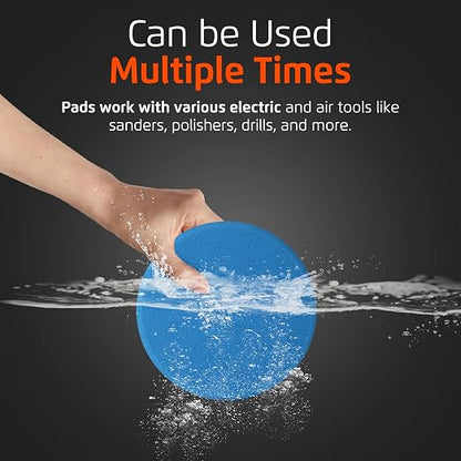 Venzo 3 Inch Buffing Polishing Pads, Buffing Polishing Kit, Waxing Pads - Image 5