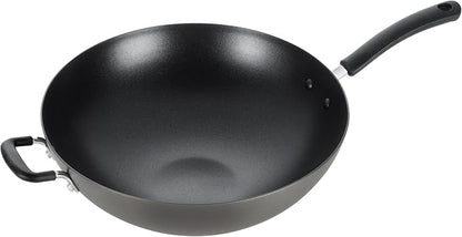 T-Fal Ultimate Hard Anodized Nonstick Wok 14 Inch, Oven Broiler Safe 350F by T-falbrand