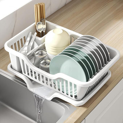 Noamus 2-Piece Plastic Dish Drying Rack, Heavy Duty Sink Set Dish Rack by Noamus