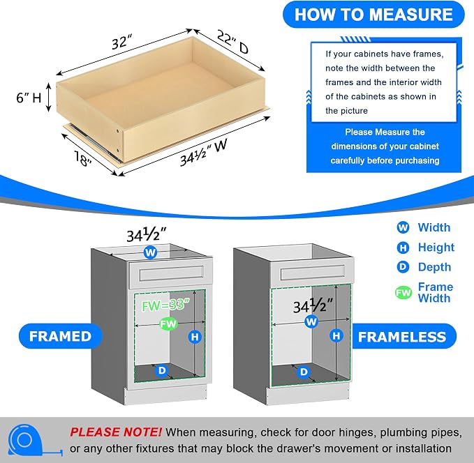WelFurGeer Soft Close Pull Out Drawers - Image 3