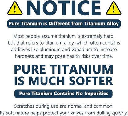 Real 99.85% Pure Titanium Cutting Board Non-Toxic 11.45" x 8.15"- BPA Free - Image 2