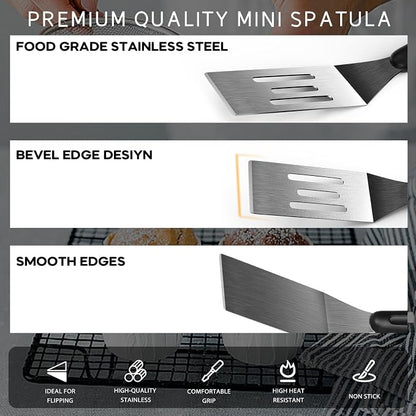 Small Spatula 5 Pieces, Metal Spatulas - Image 2