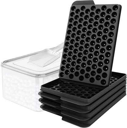 WIBIMEN Mini Ice Cube Trays, 0.55” Tiny Pebble Ice by WIBIMEN