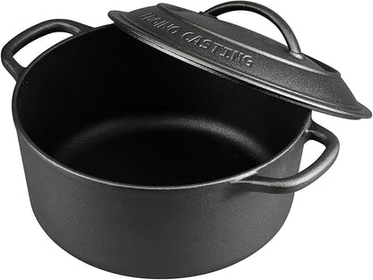 Pre-Seasoned Cast Iron Dutch Oven Pot - Image 3
