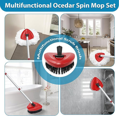 4 Pack Spin Mop Replacement Head Compatible - Image 7