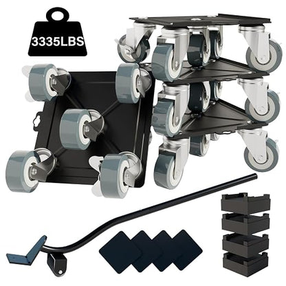 Furniture-Dolly-Furniture-Movers-with-5-Wheels, Furniture Sliders Large Size by KAZBFDUBGivesLovetoFamily