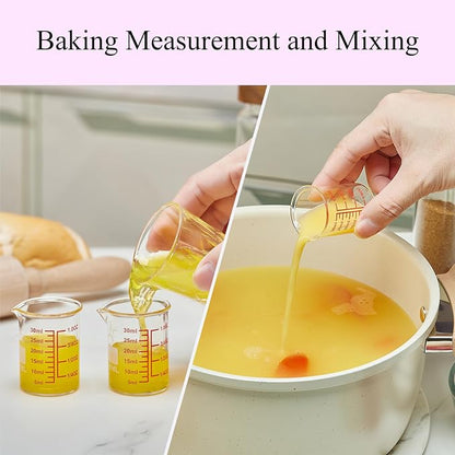 High Borosilicate Glass Measuring Cup-V-Shaped Spout，Glass Measuring Beaker - Image 5