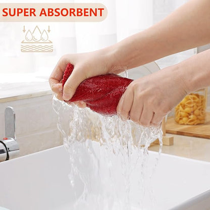 Homaxy 100% Cotton Waffle Weave Kitchen Dish Towels, Ultra Soft Absorbent Quick - Image 3