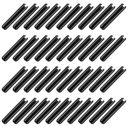 MECCANIXITY 60Pcs Slotted Split Roll Pins 1/5 Inch Dia. 1-1/5 Inch Length 65Mn by MECCANIXITY