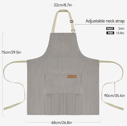 NLUS 2 Pack Cooking Aprons for Women - Image 5