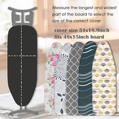 Ironing Board Cover with Two 5MM Thick Feltpads, Fits Standard Ironing Boards - Image 5