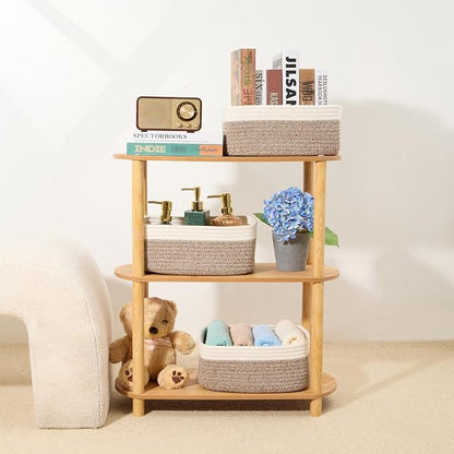 MiniArk Small Storage Baskets for Organizing | Closet Organizer Bins | Shelf - Image 6