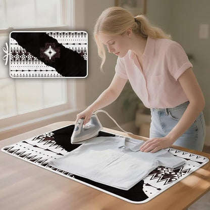 Aztec Print Ironing Mat Portable Ironing Pad Blanket - Image 3