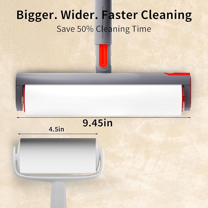Large Lint Roller Refill 640 Sheets Value Set, Extra Sticky, Easy Tear - Image 4