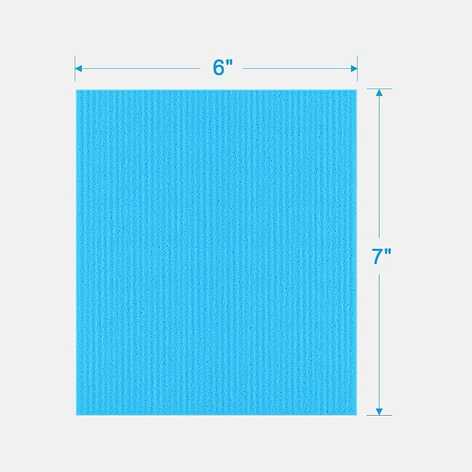 HOMEXCEL Swedish Dishcloths for Kitchen 10 Pack, Sponge Dish Cloth for Counters - Image 2